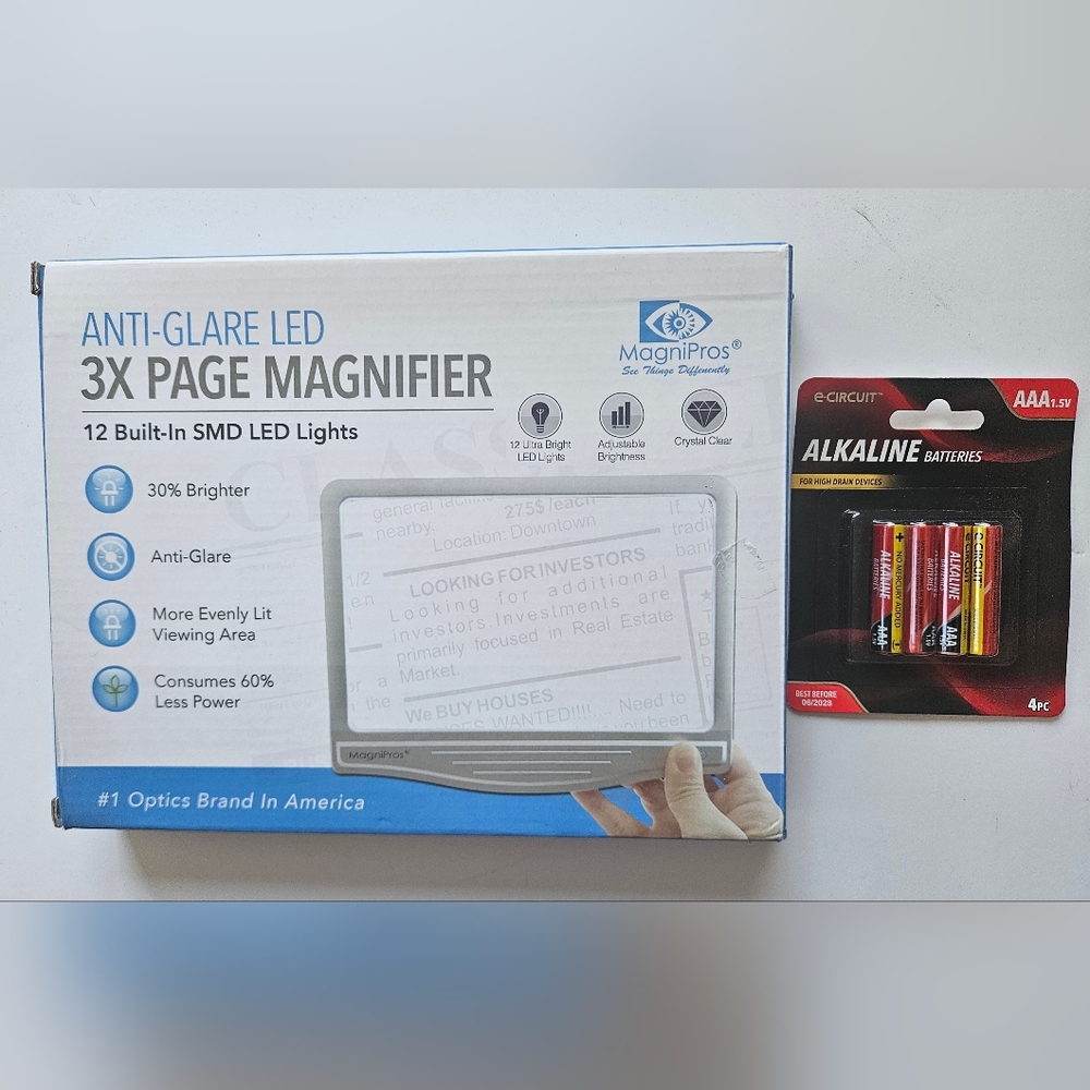 MagniPros 3X Page Magnifier